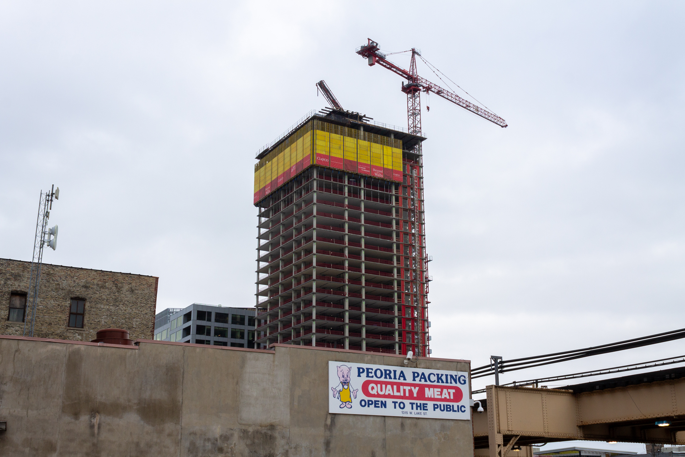 220 North Ada topped out