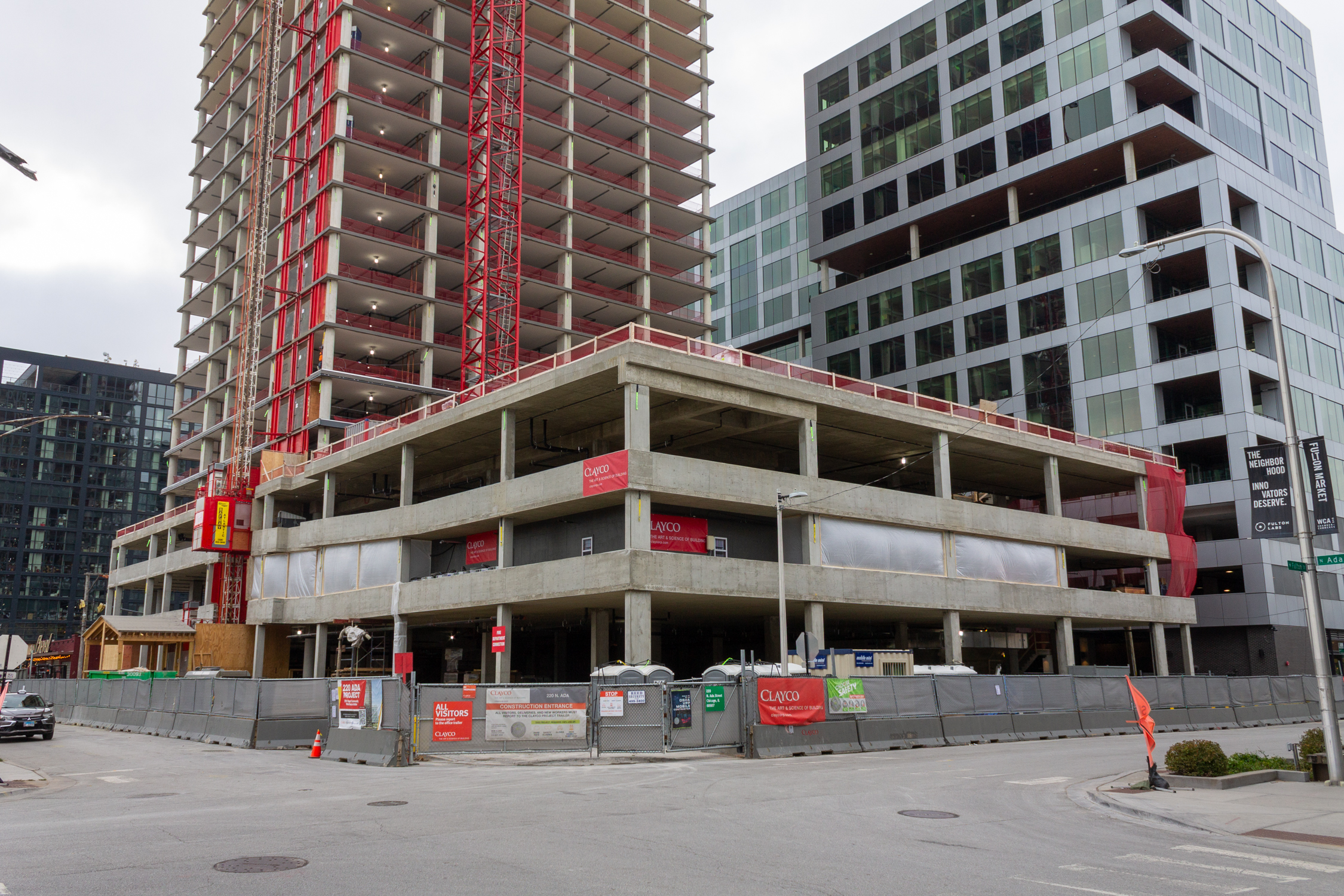 220 North Ada topped out