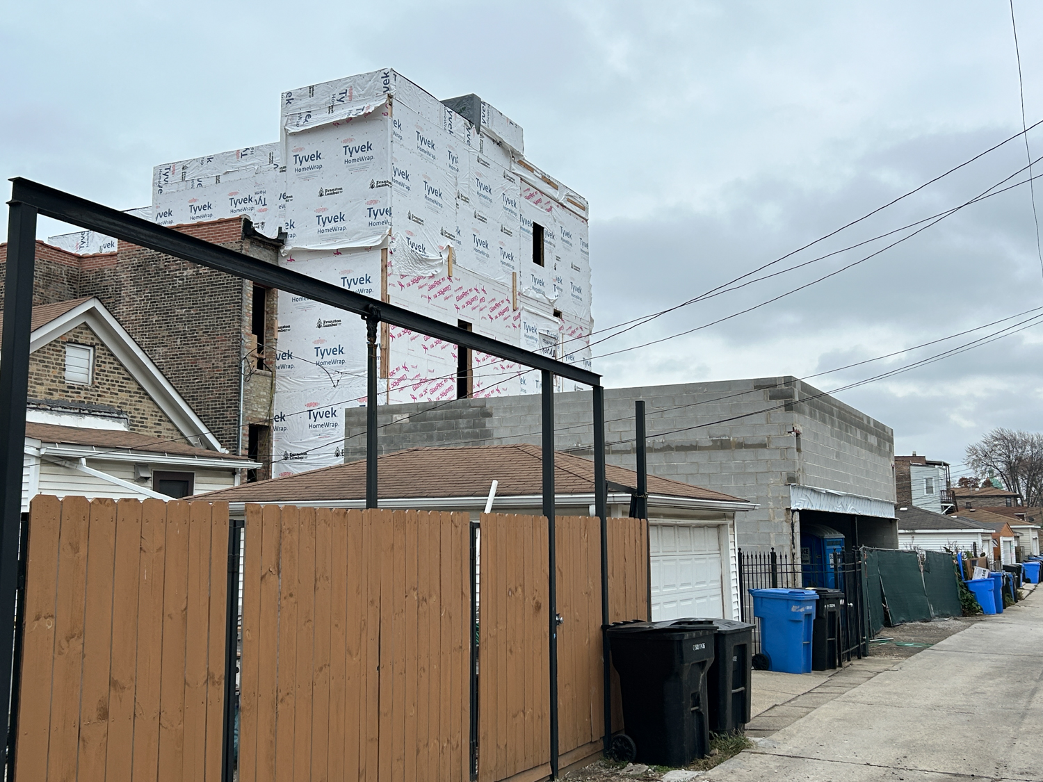 2924 South Loomis Street addition construction