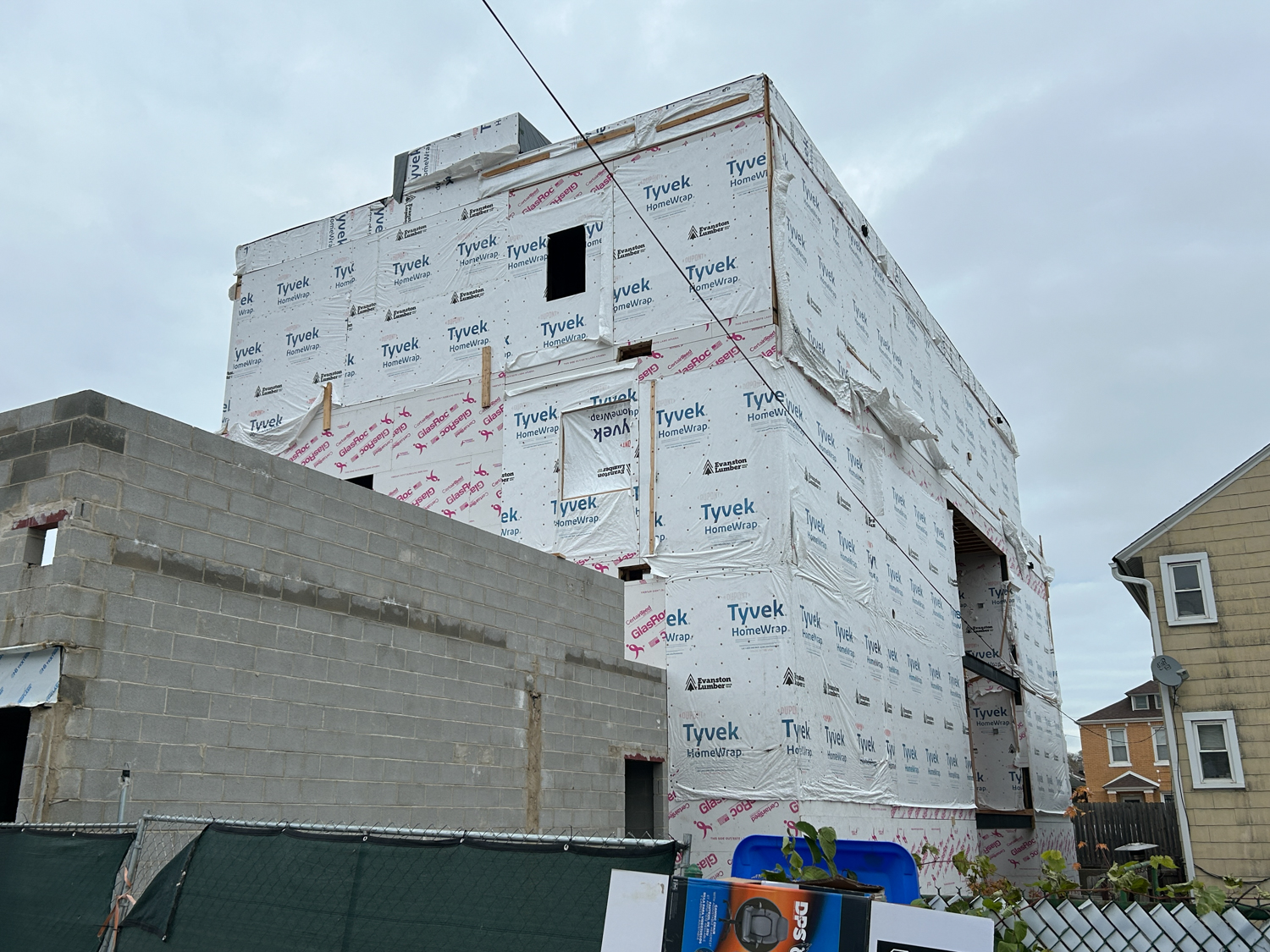 2924 South Loomis Street addition construction