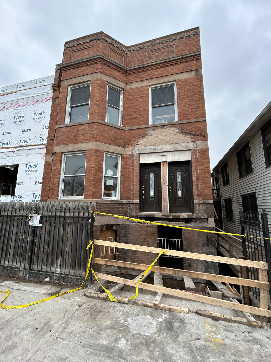 2924 South Loomis Street addition construction