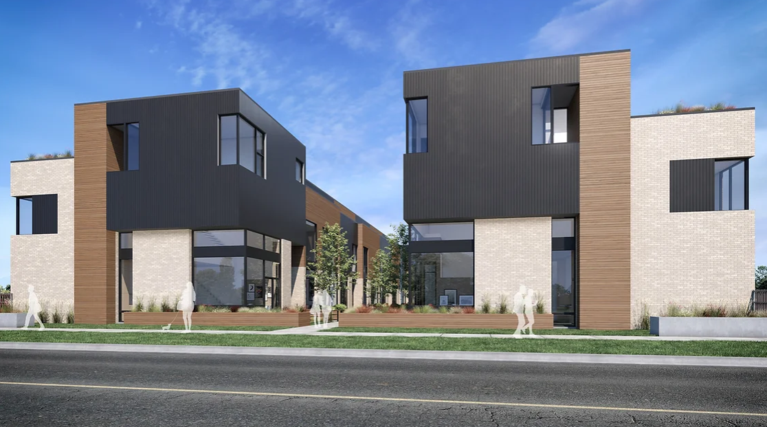 Inspire Woodlawn townhomes construction