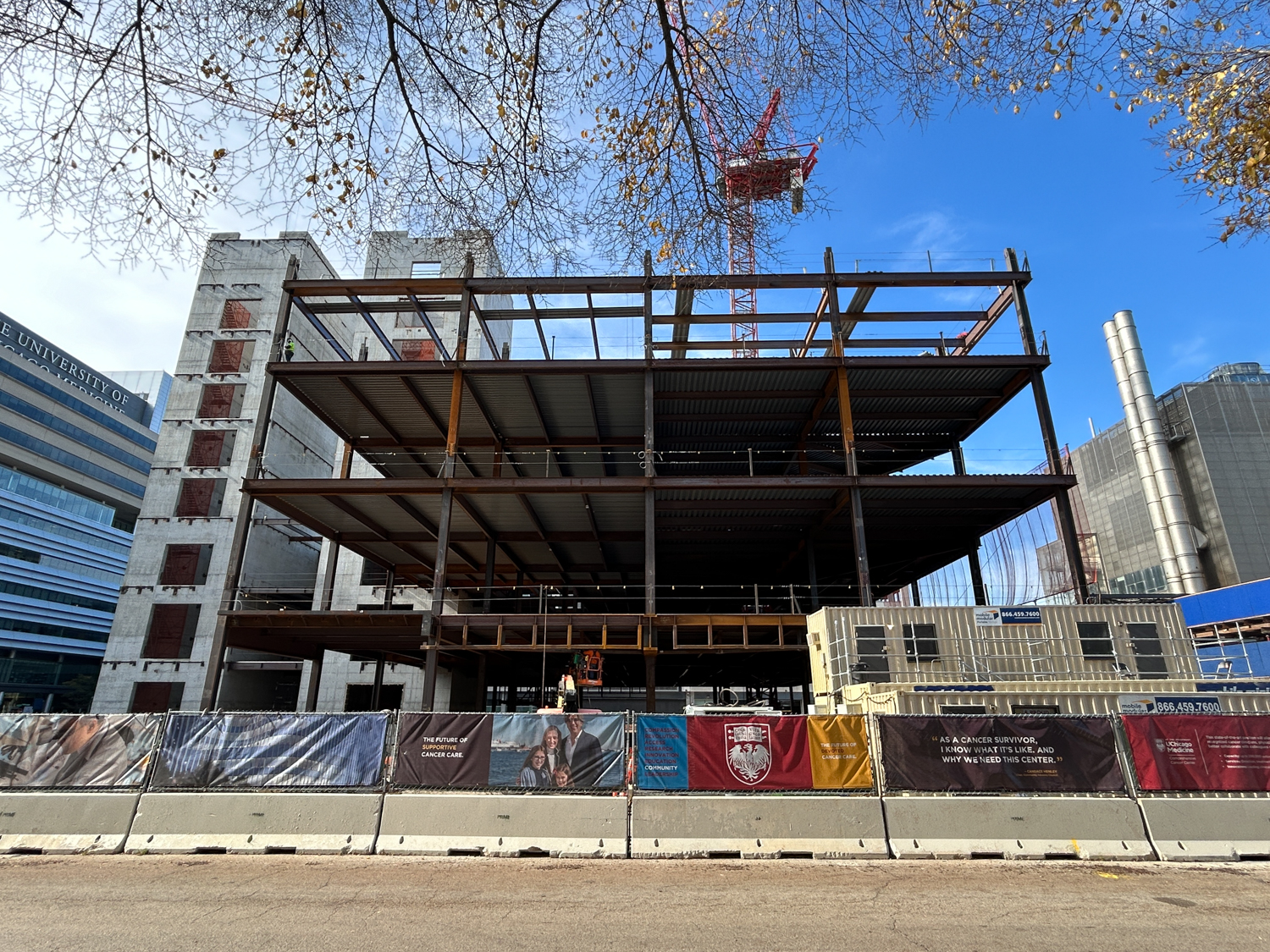 AbbVie Foundation Cancer Pavilion construction