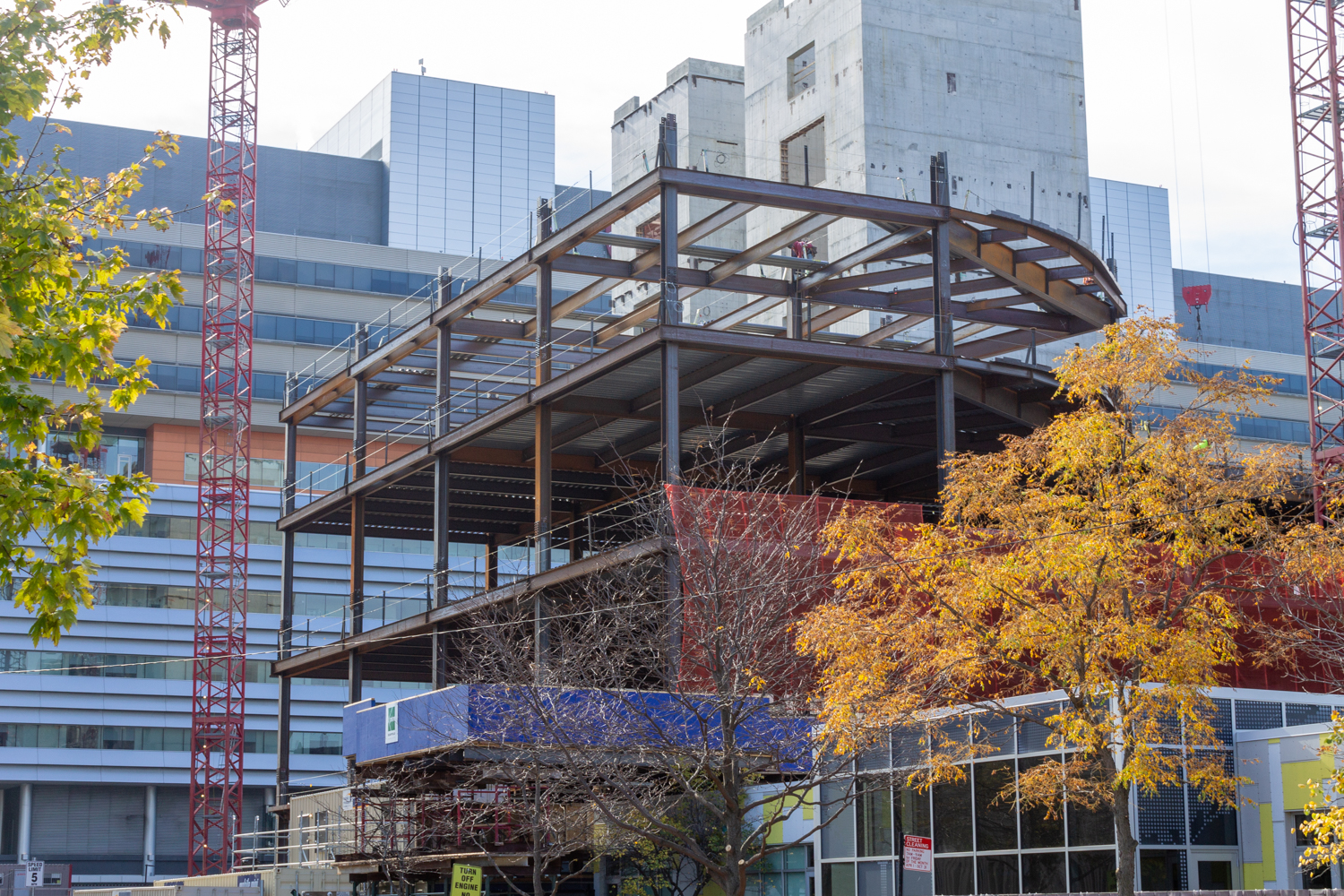 AbbVie Foundation Cancer Pavilion construction