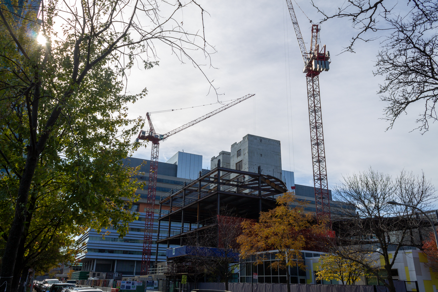 AbbVie Foundation Cancer Pavilion construction