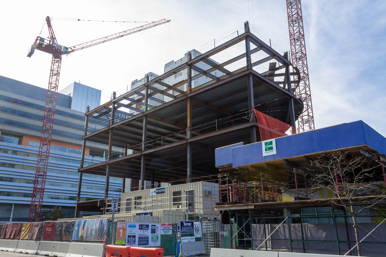 AbbVie Foundation Cancer Pavilion construction