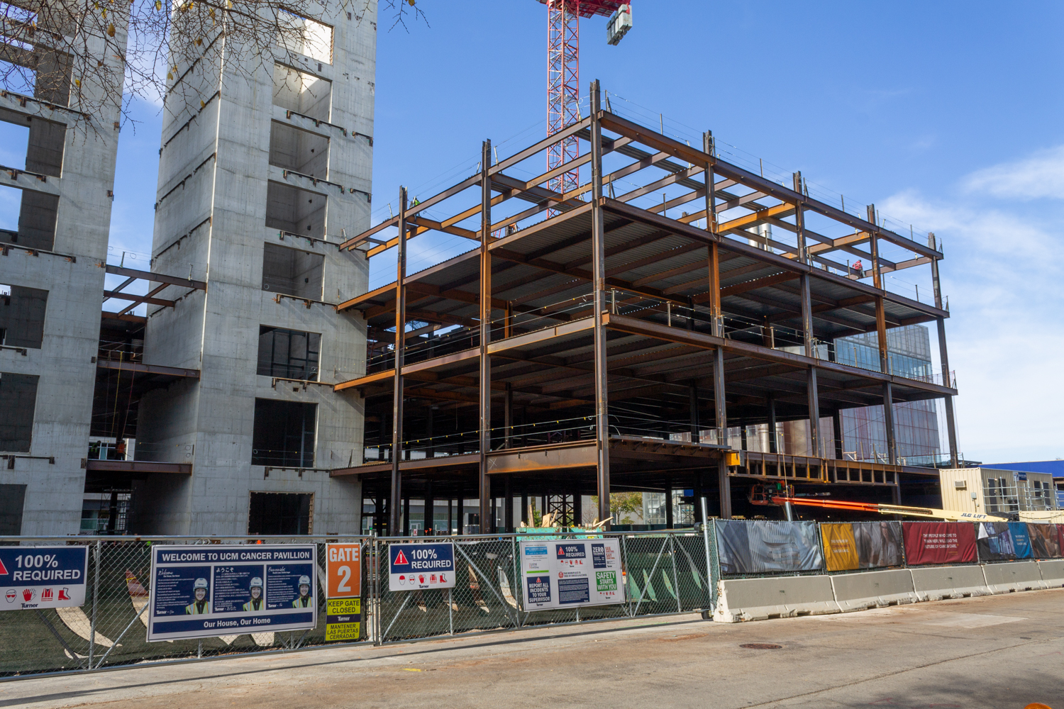 AbbVie Foundation Cancer Pavilion construction