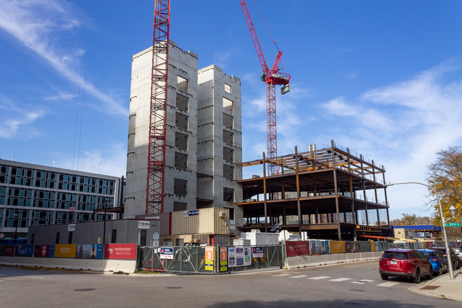 AbbVie Foundation Cancer Pavilion construction