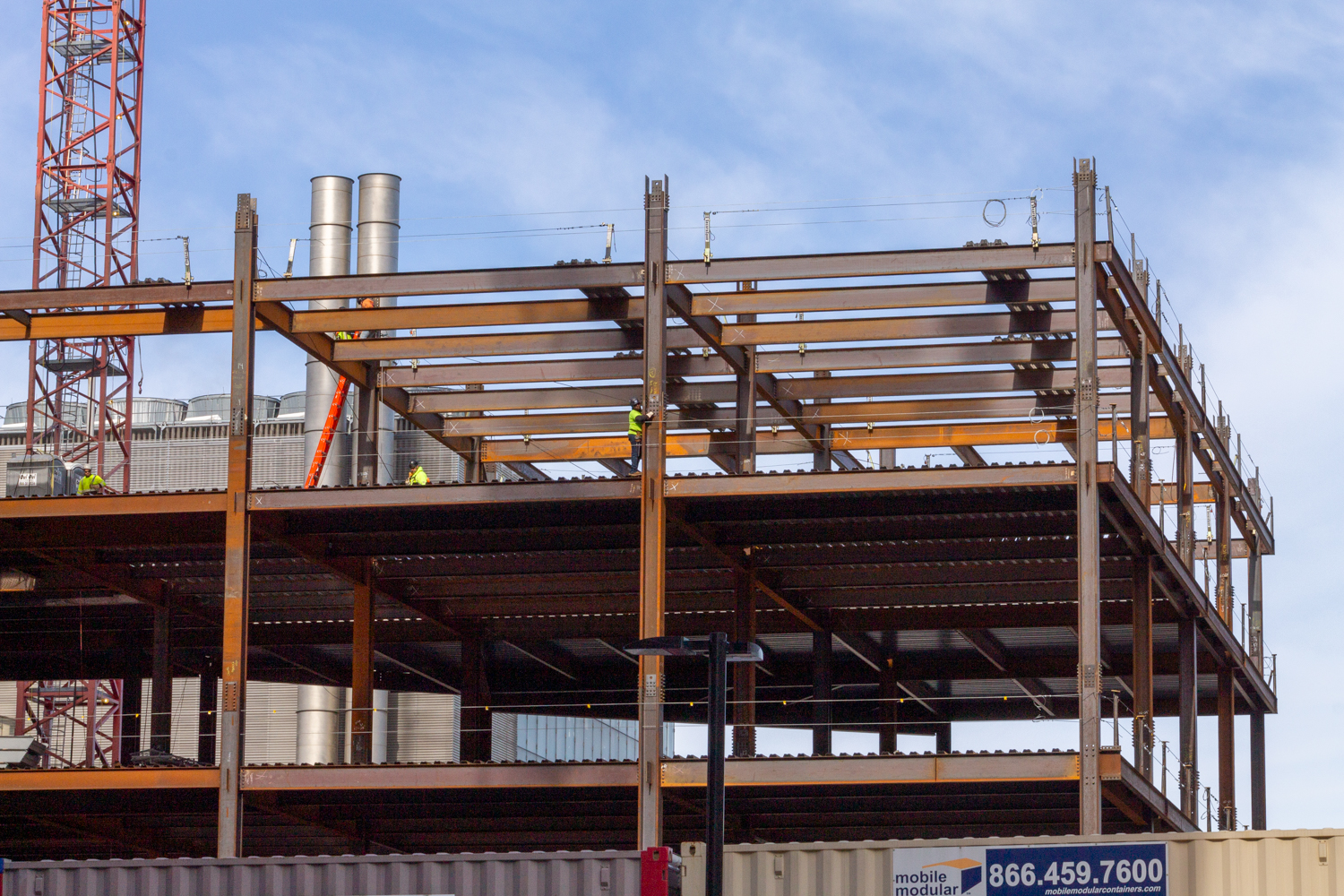 AbbVie Foundation Cancer Pavilion construction