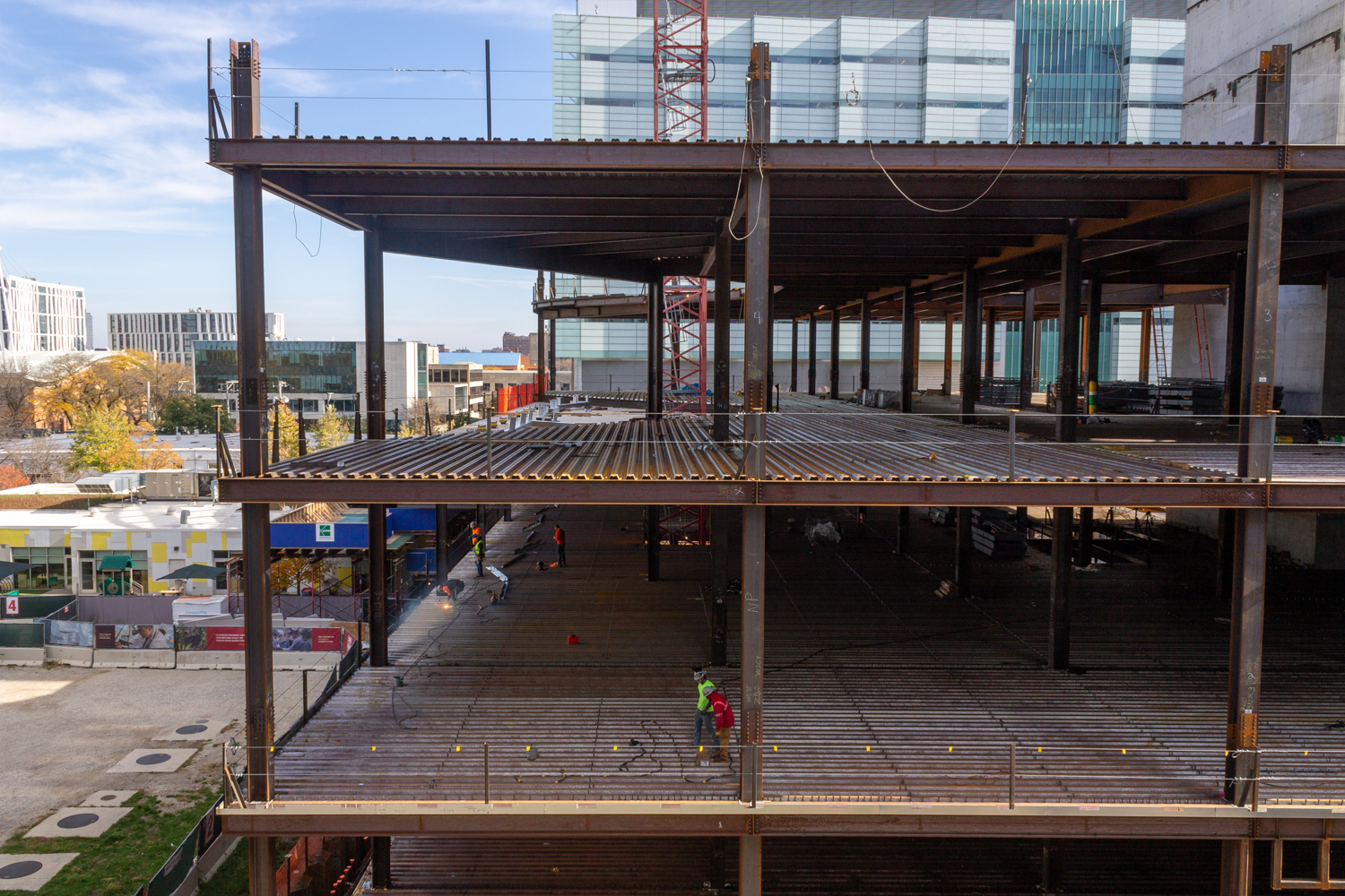 AbbVie Foundation Cancer Pavilion construction