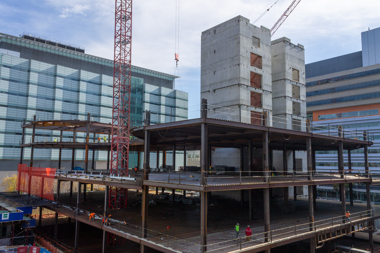 AbbVie Foundation Cancer Pavilion construction