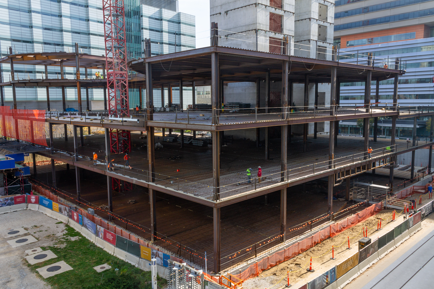 AbbVie Foundation Cancer Pavilion construction