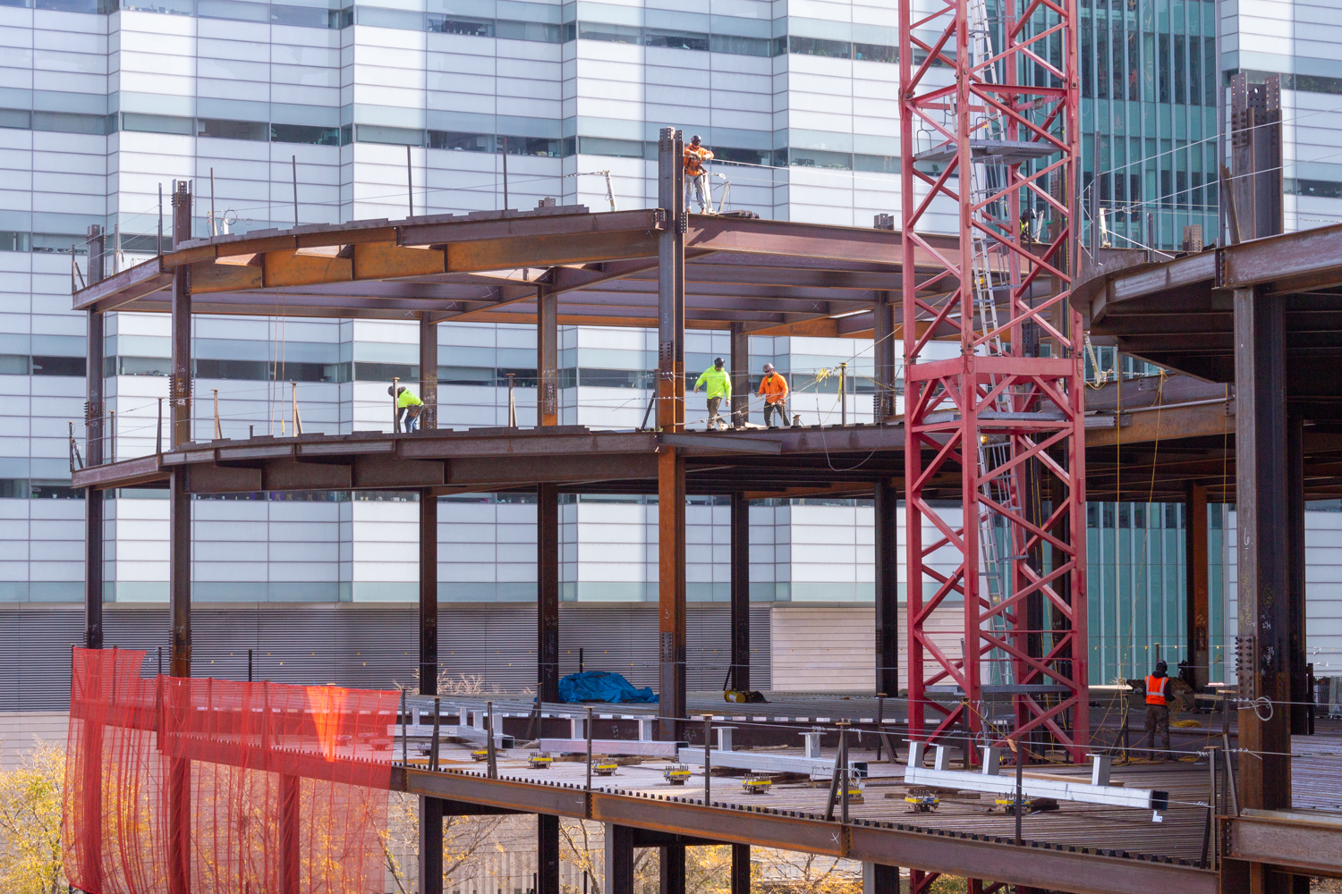 AbbVie Foundation Cancer Pavilion construction