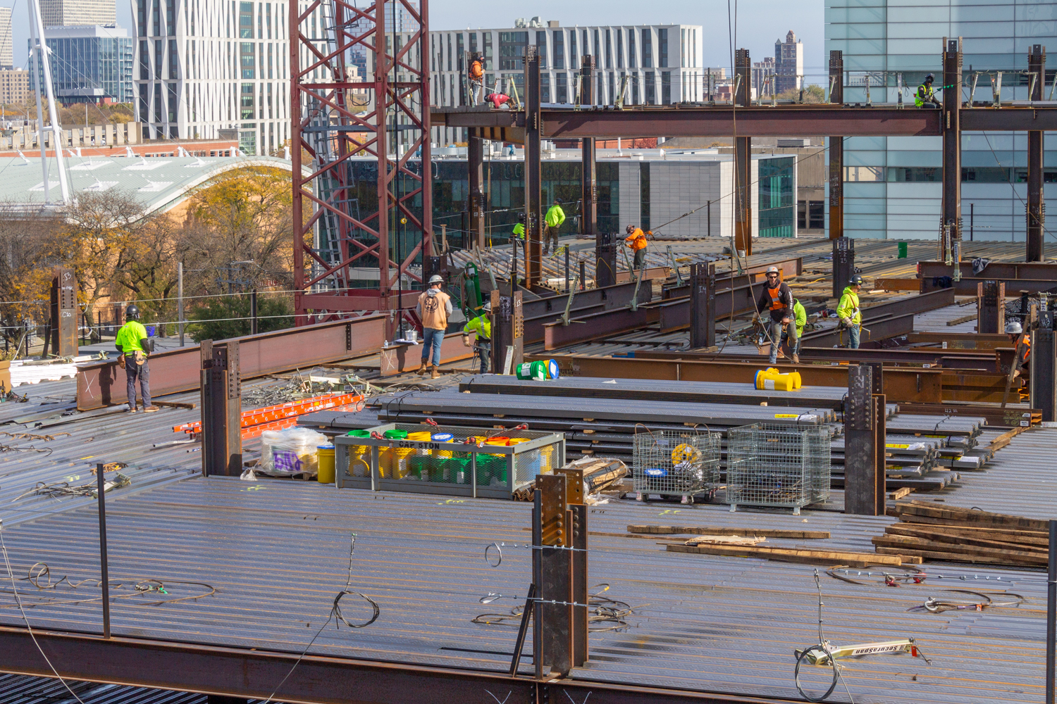 AbbVie Foundation Cancer Pavilion construction