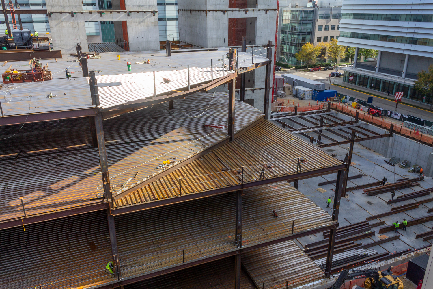 AbbVie Foundation Cancer Pavilion construction