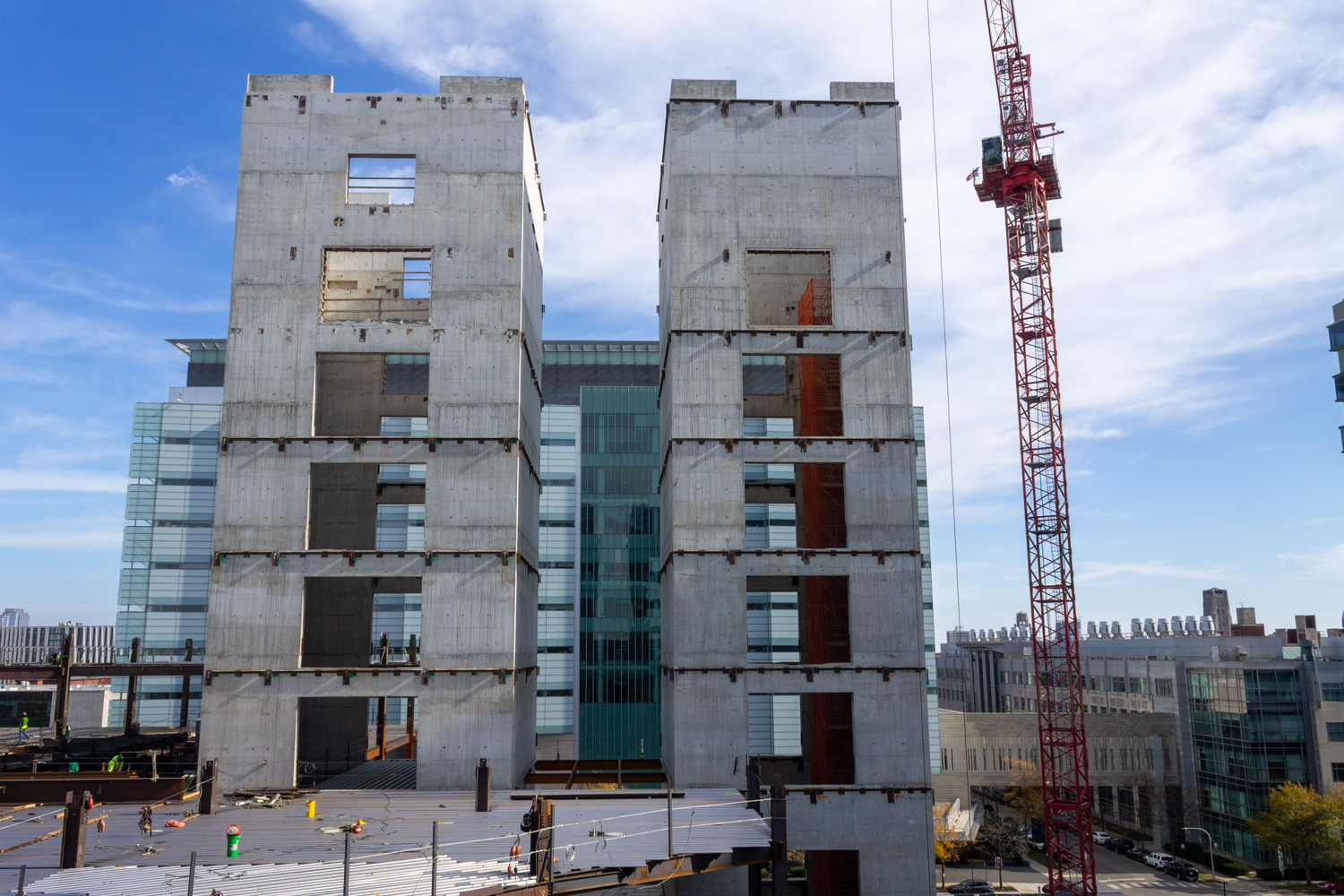 AbbVie Foundation Cancer Pavilion construction