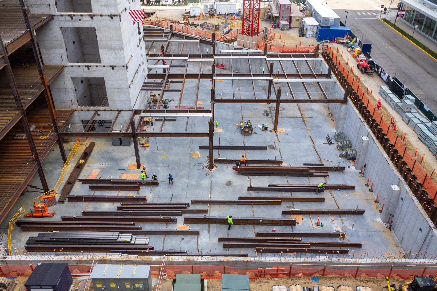 AbbVie Foundation Cancer Pavilion construction