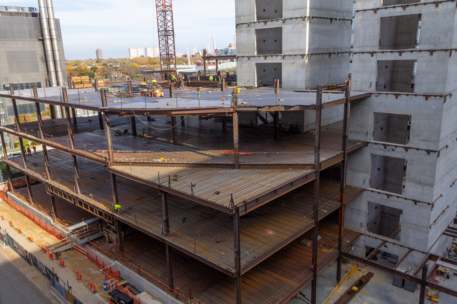 AbbVie Foundation Cancer Pavilion construction