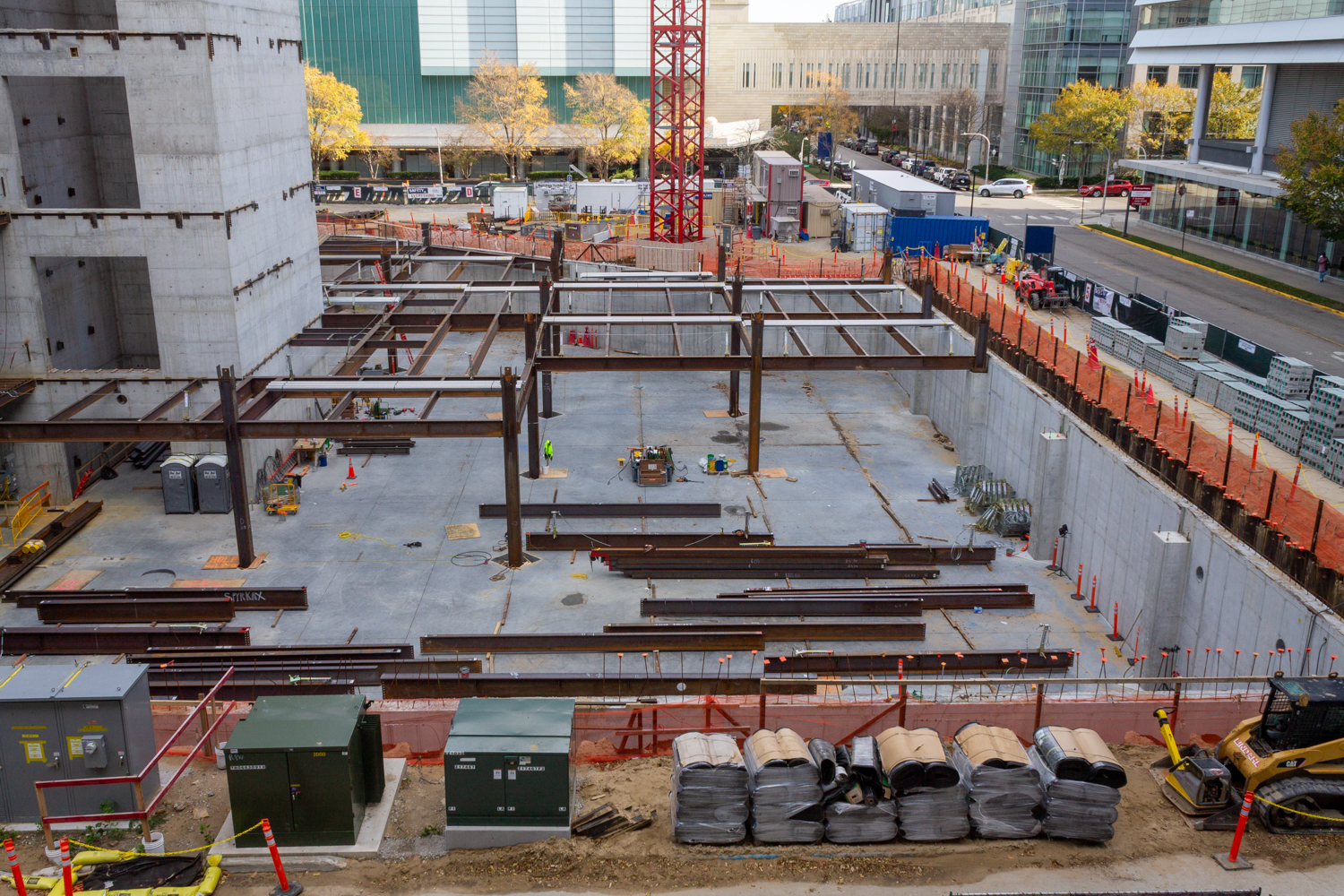 AbbVie Foundation Cancer Pavilion construction