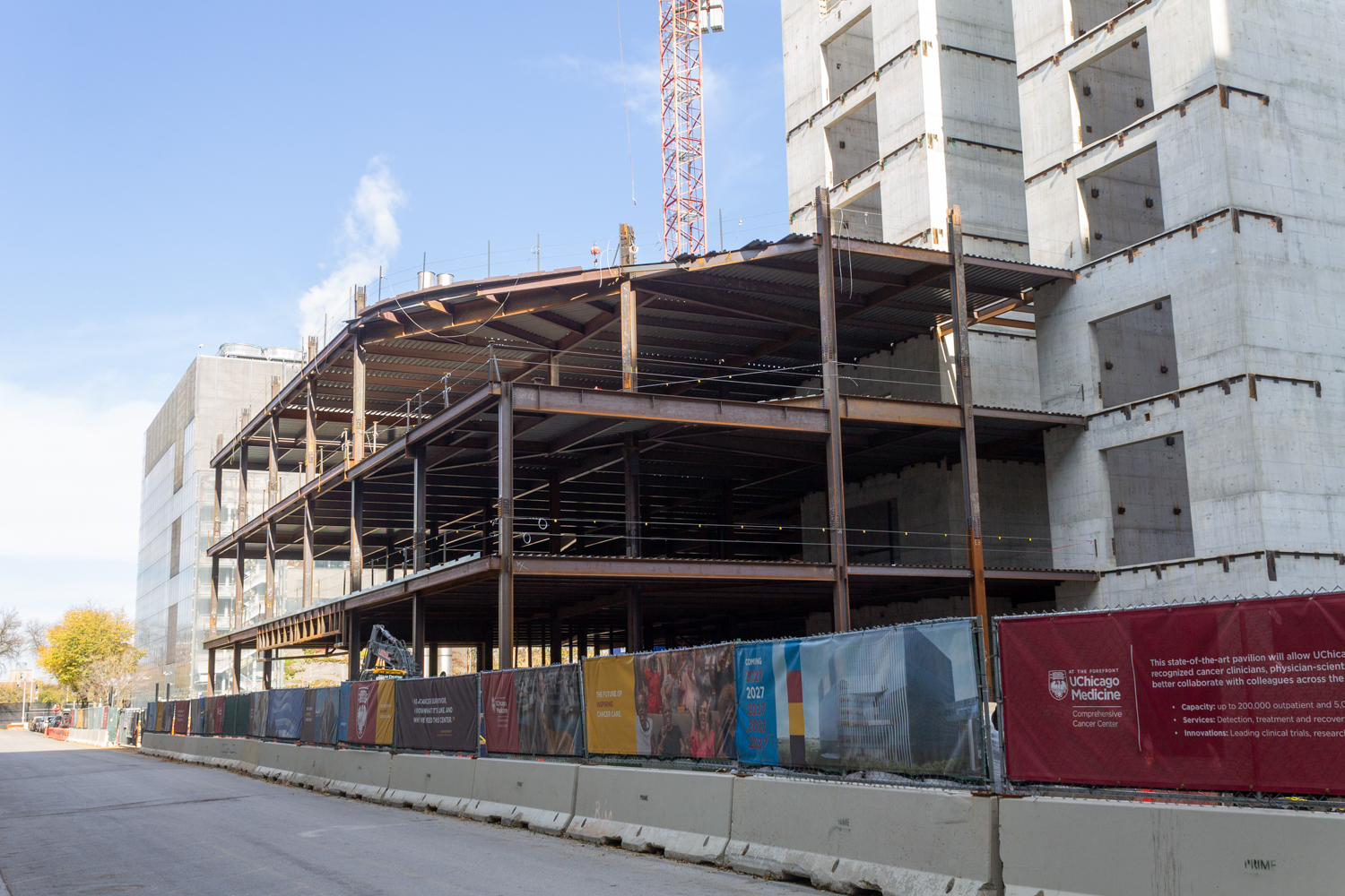 AbbVie Foundation Cancer Pavilion construction