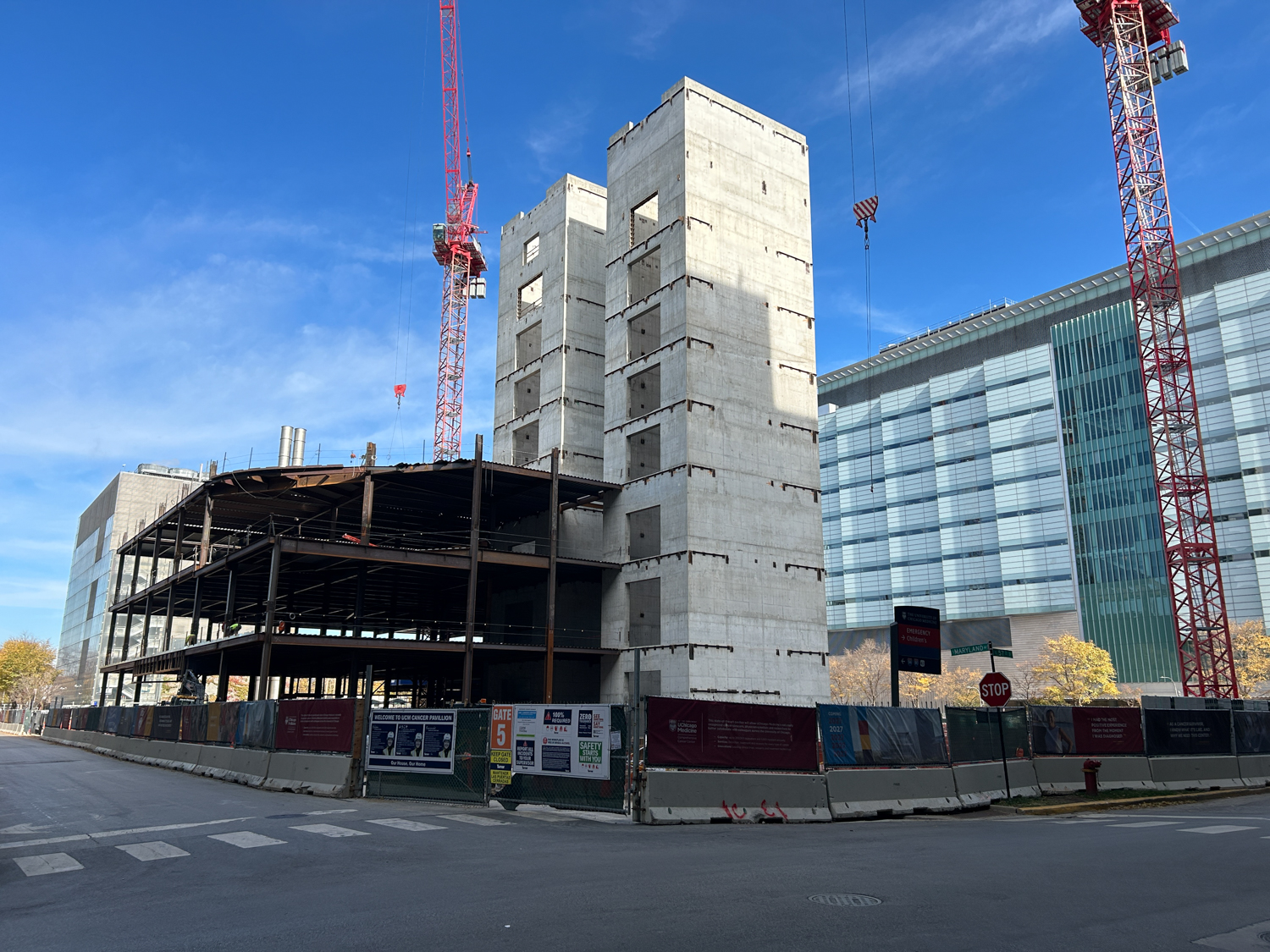 AbbVie Foundation Cancer Pavilion construction