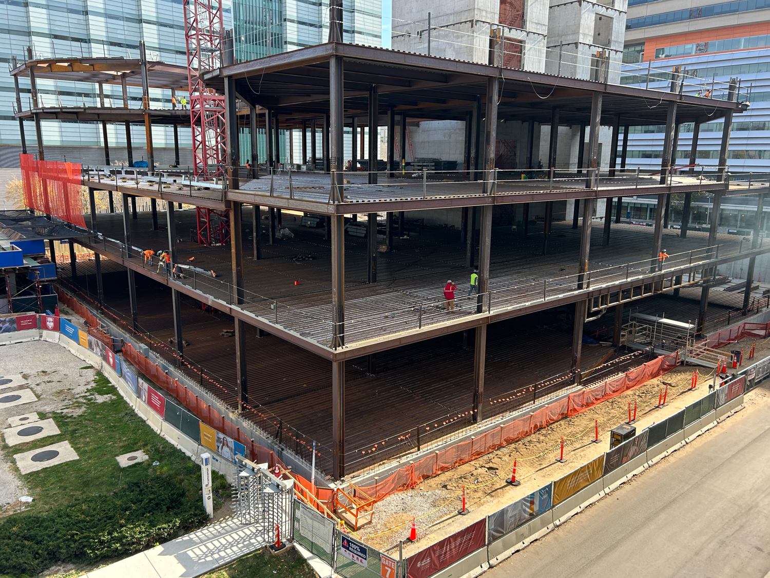 AbbVie Foundation Cancer Pavilion construction