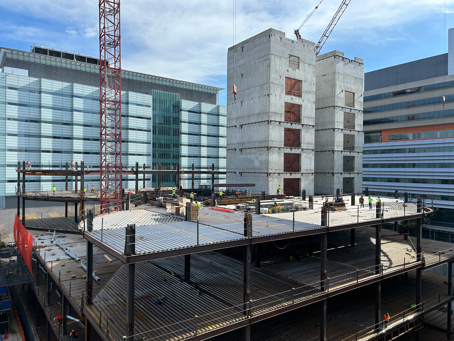 AbbVie Foundation Cancer Pavilion construction