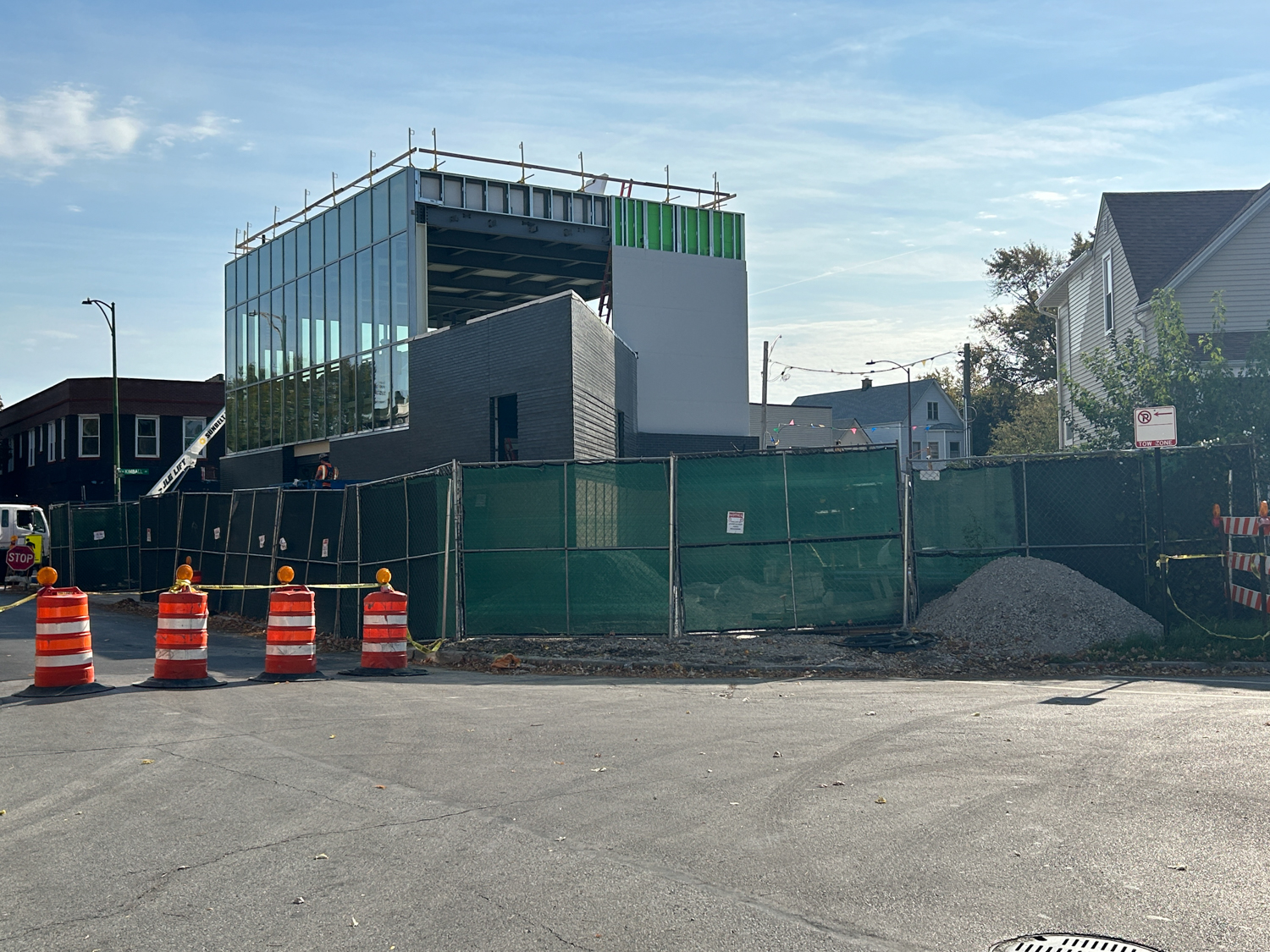 Kimball Barry CTA substation construction