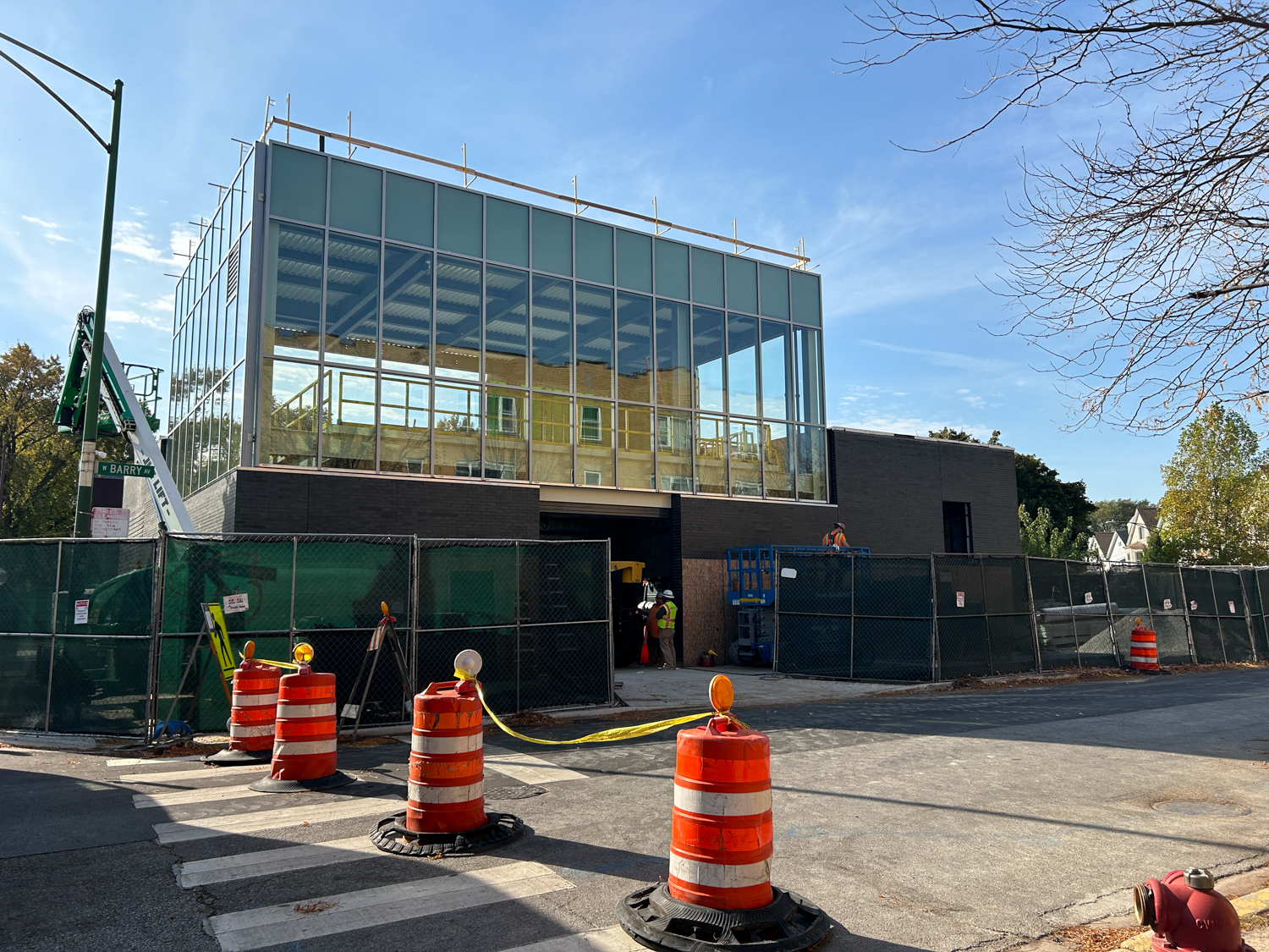 Kimball Barry CTA substation construction