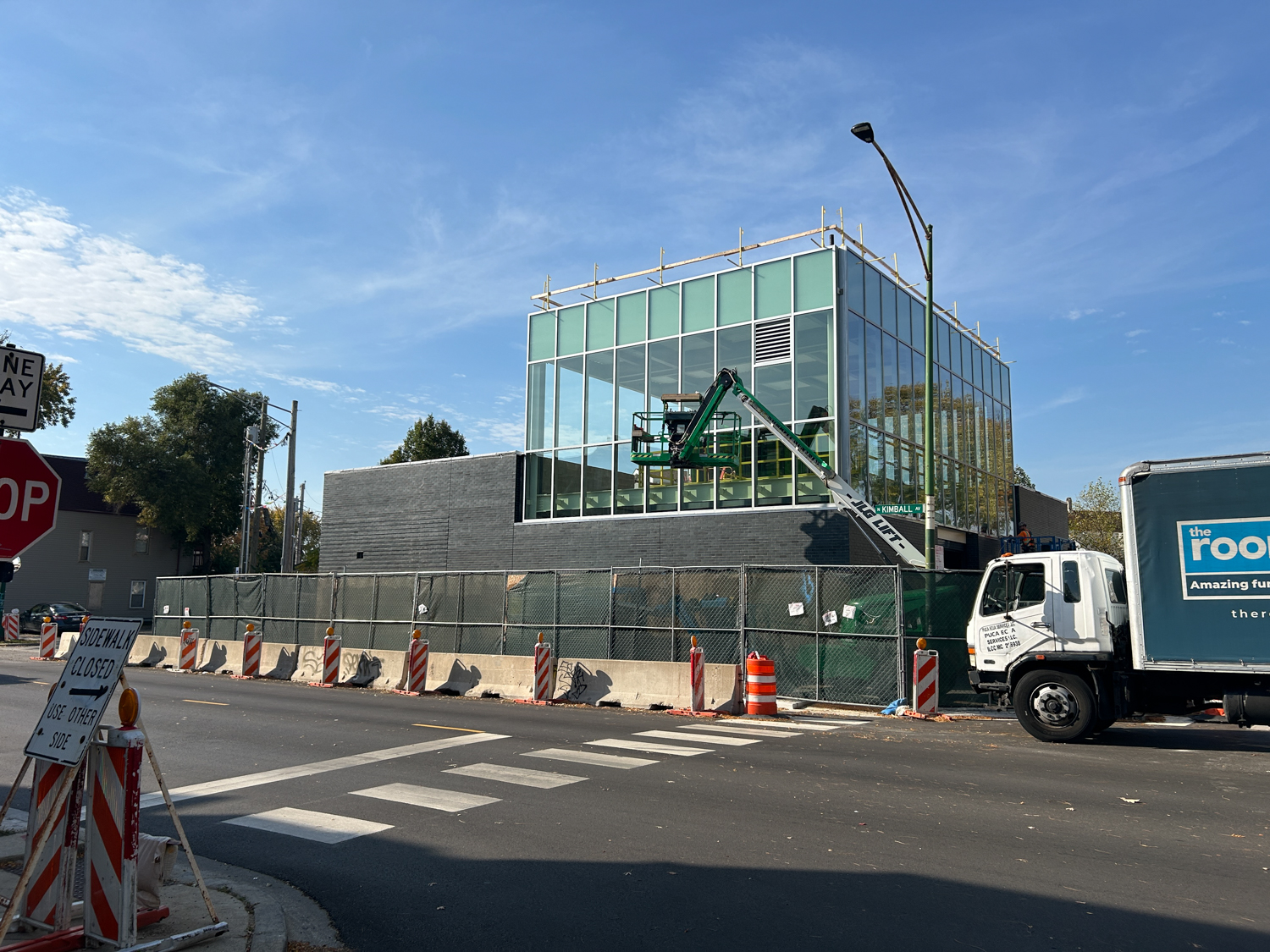 Kimball Barry CTA substation construction