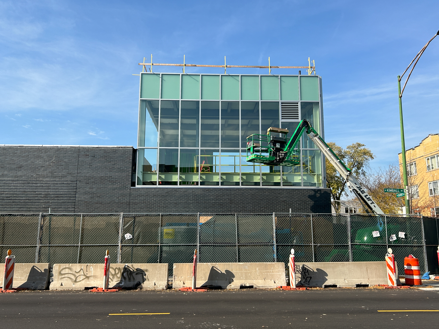 Kimball Barry CTA substation construction