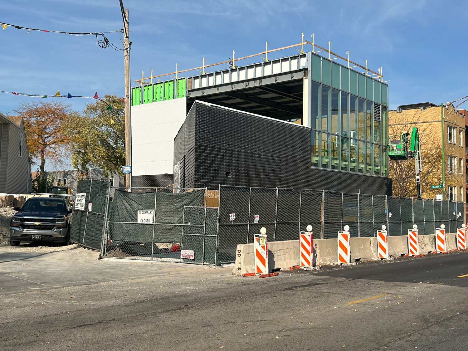 Kimball Barry CTA substation construction