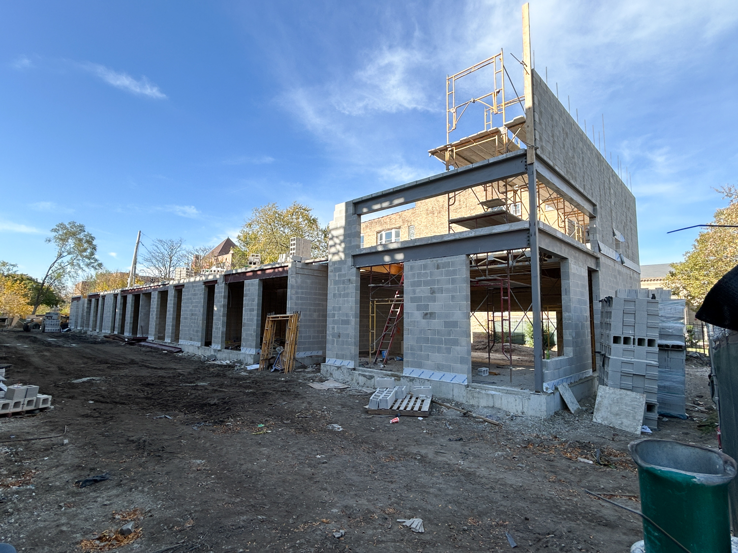 Inspire Woodlawn townhomes construction