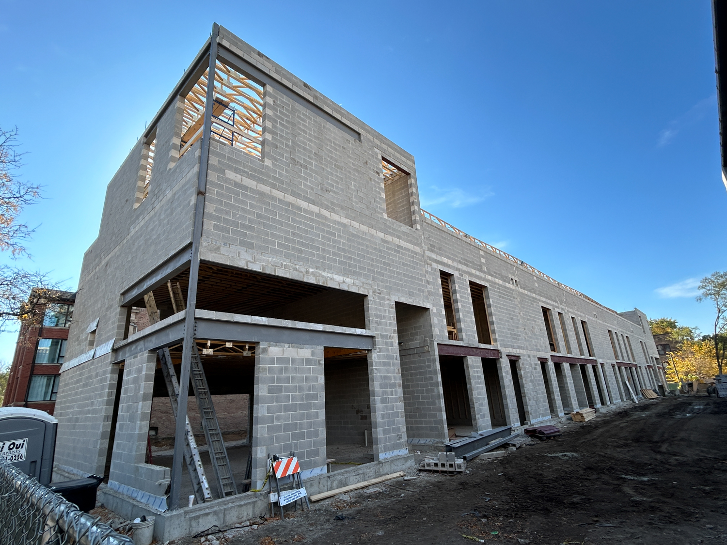 Inspire Woodlawn townhomes construction