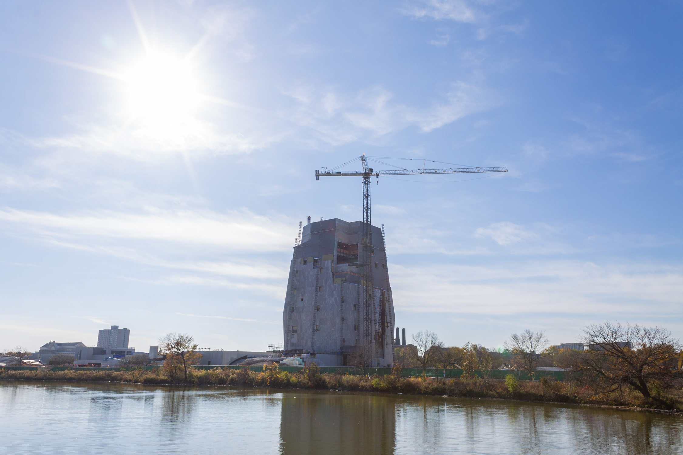 Progress continues all around the construction site, including on Home Court, the athletics and community center we visited last week.  The Obama Presidential Museum is expected to open in 2026. Features will include a "Sky Room" at the top of the tower, allowing views in all directions, promising to be one of Chicago's elite sight-seeing vantage points. It will be free and open to the public. 