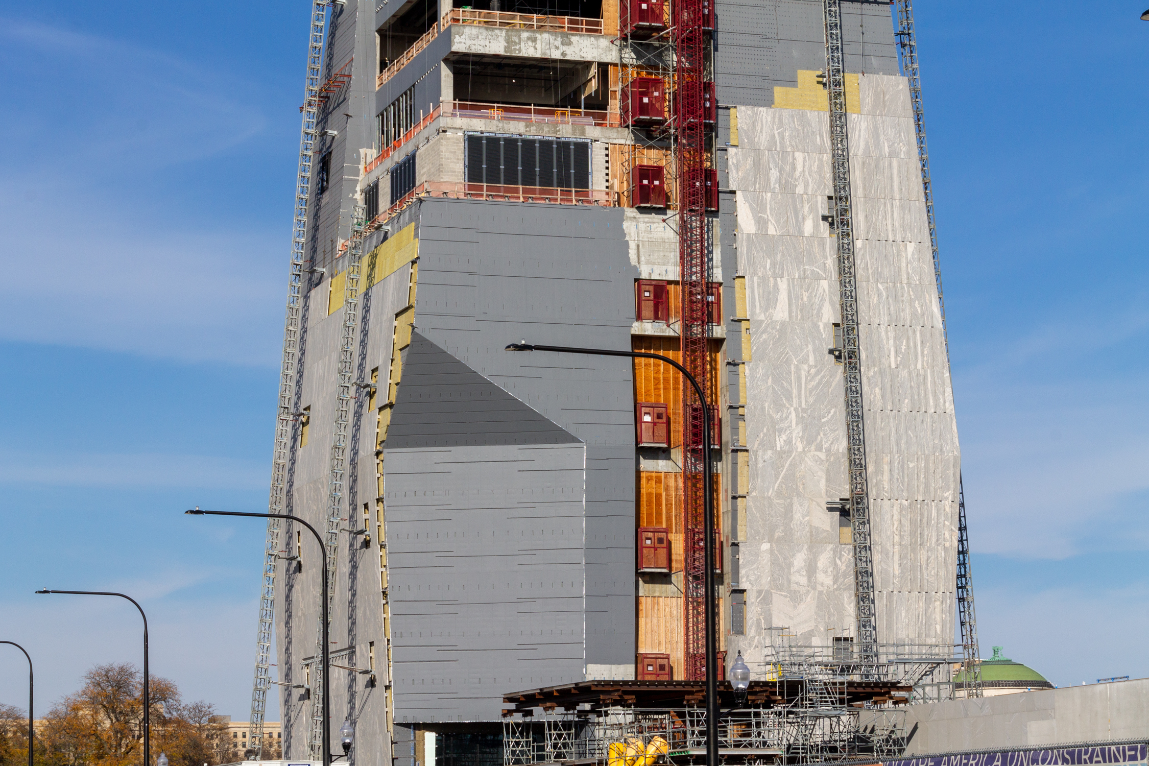 Progress continues all around the construction site, including on Home Court, the athletics and community center we visited last week. The Obama Presidential Museum is expected to open in 2026. Features will include a "Sky Room" at the top of the tower, allowing views in all directions, promising to be one of Chicago's elite sight-seeing vantage points. It will be free and open to the public. 