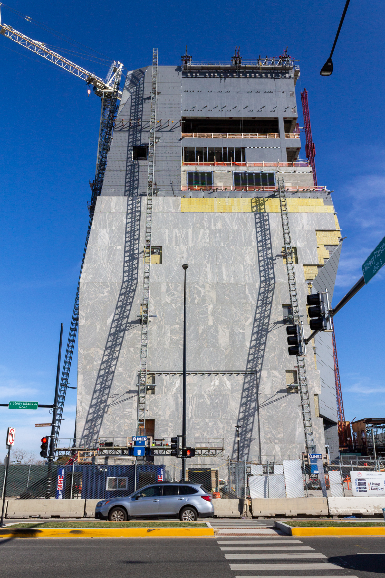 Progress continues all around the construction site, including on Home Court, the athletics and community center we visited last week.  The Obama Presidential Museum is expected to open in 2026. Features will include a "Sky Room" at the top of the tower, allowing views in all directions, promising to be one of Chicago's elite sight-seeing vantage points. It will be free and open to the public. 