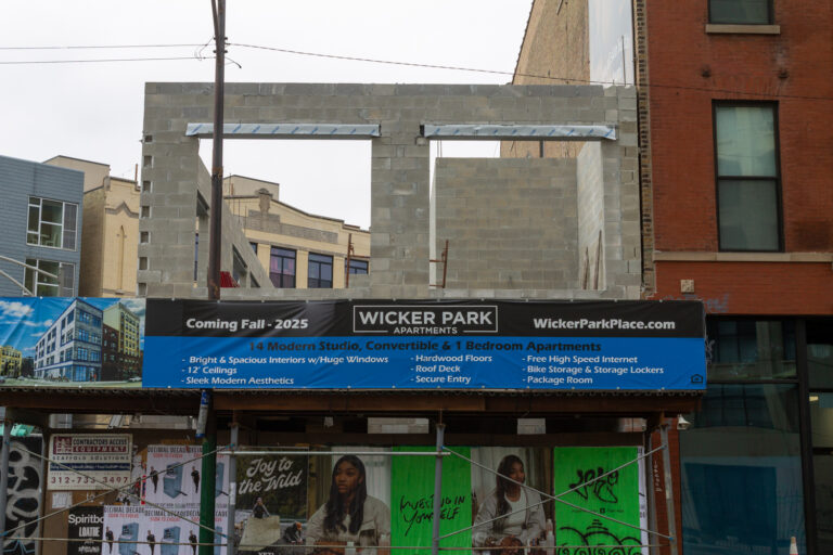 Construction Reaches The Second Floor At Wicker Park Place - Chicago YIMBY