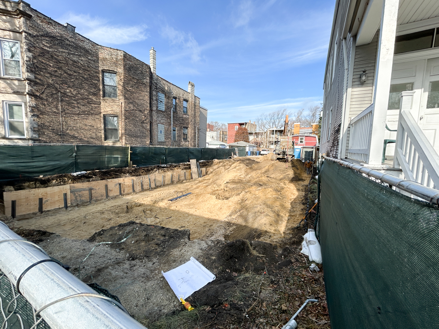 1836 West Addison Street construction