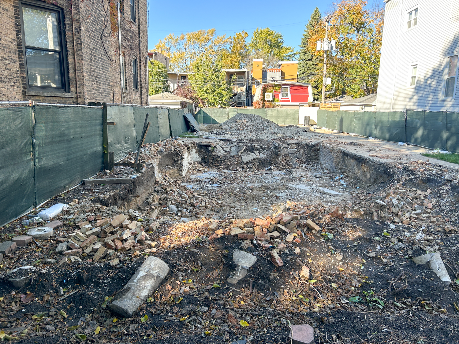 1836 West Addison Street construction