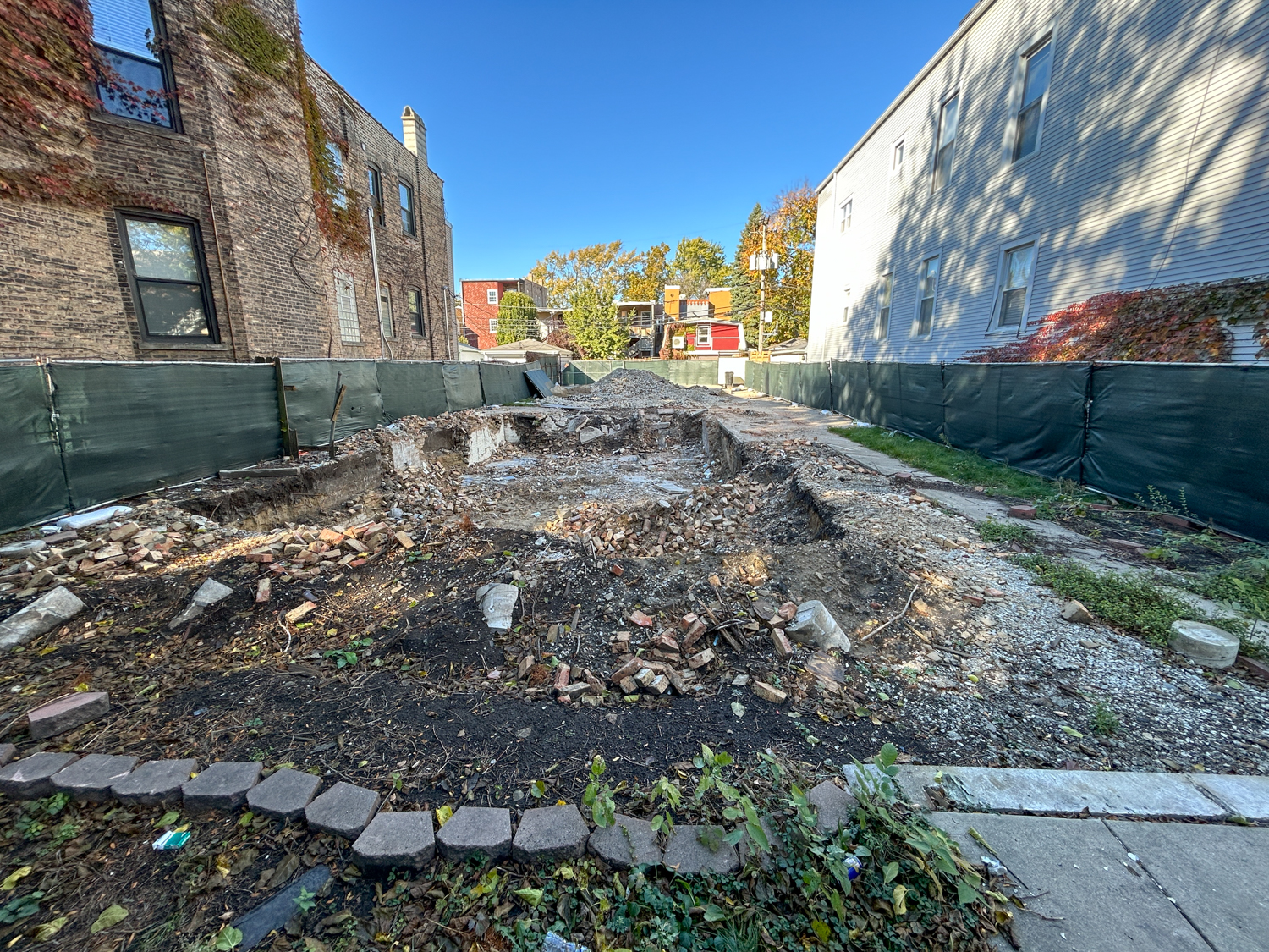 1836 West Addison Street construction