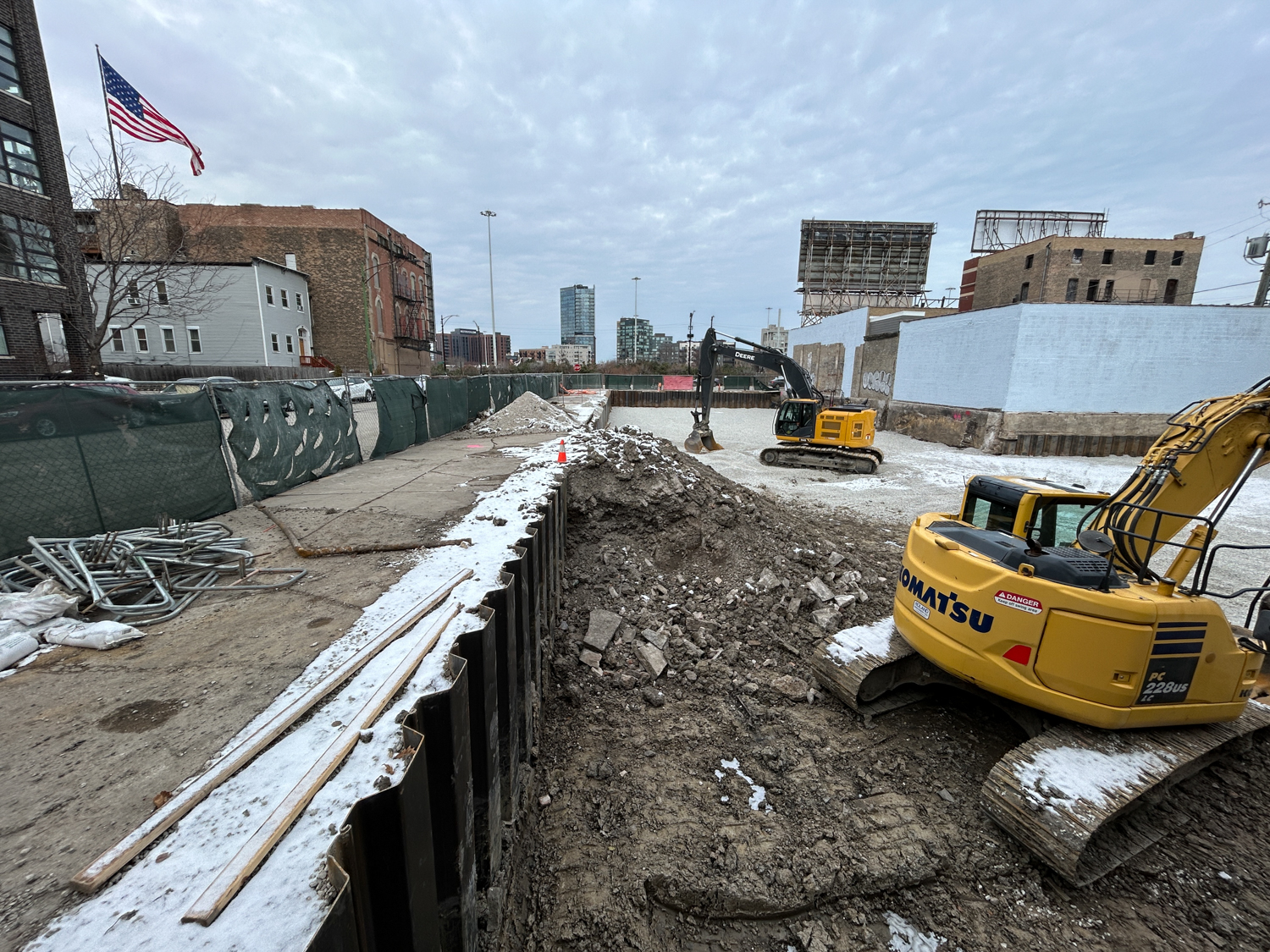 455 North Carpenter Street construction