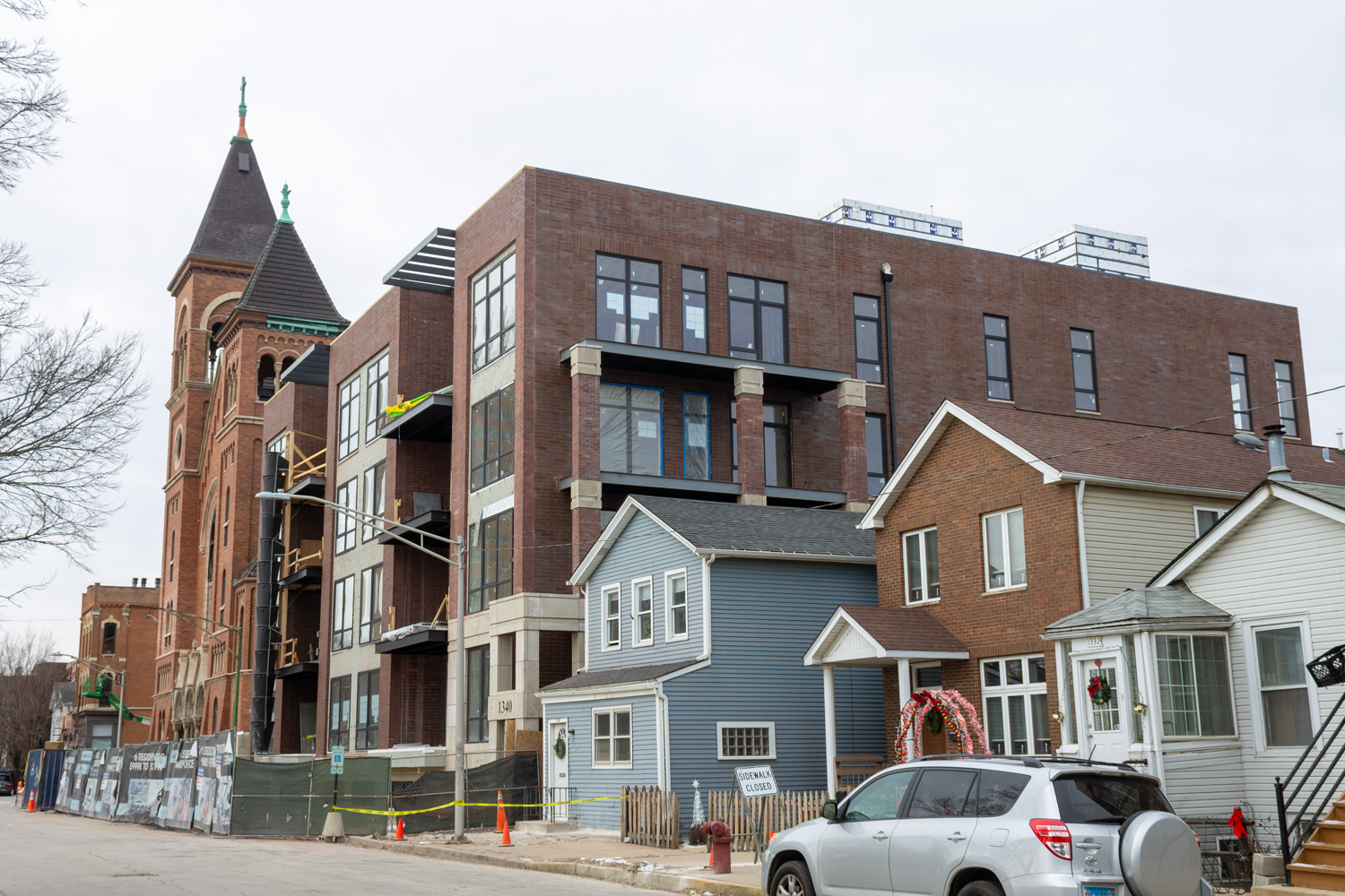 The Residences at St. Boniface construction