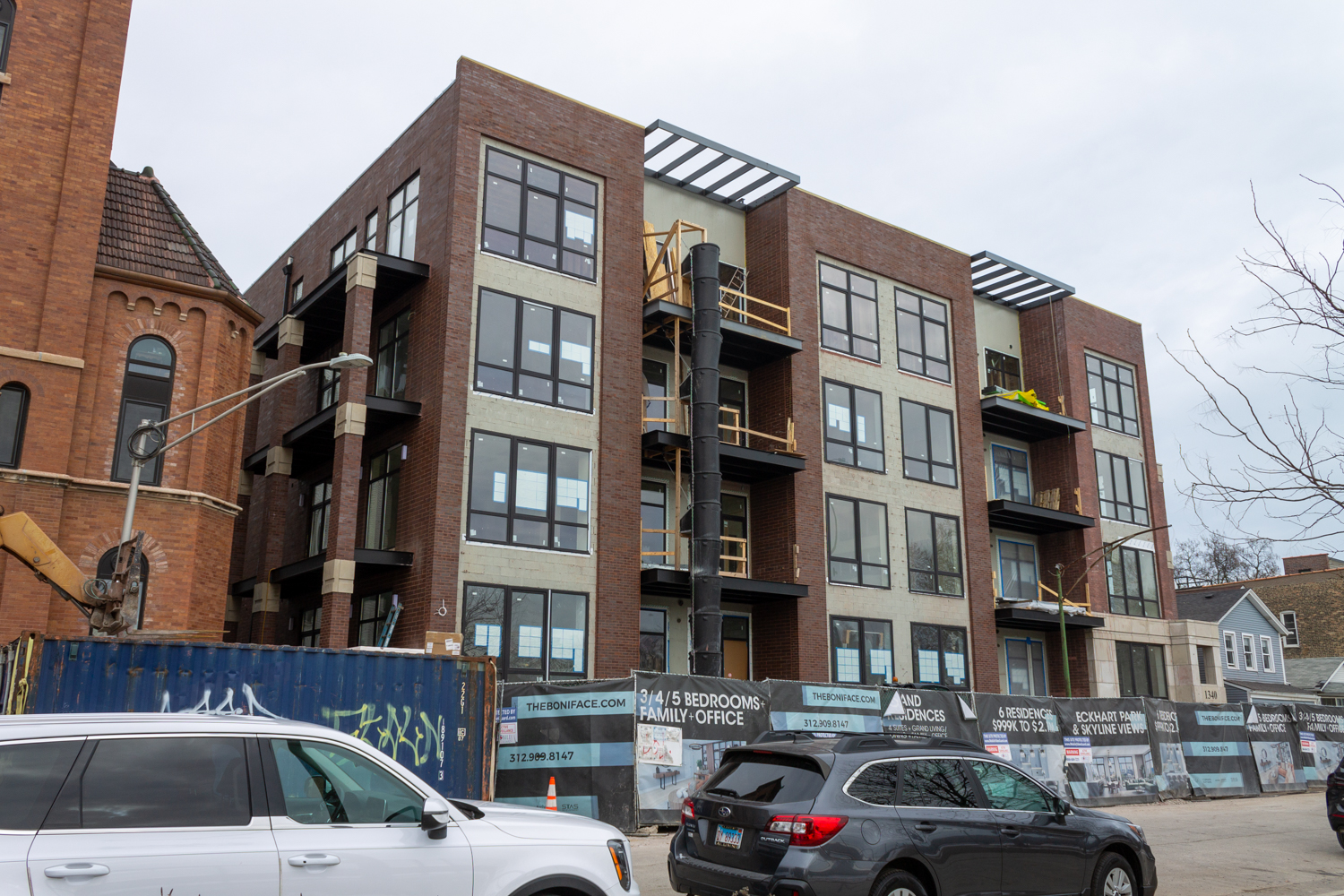 The Residences at St. Boniface construction