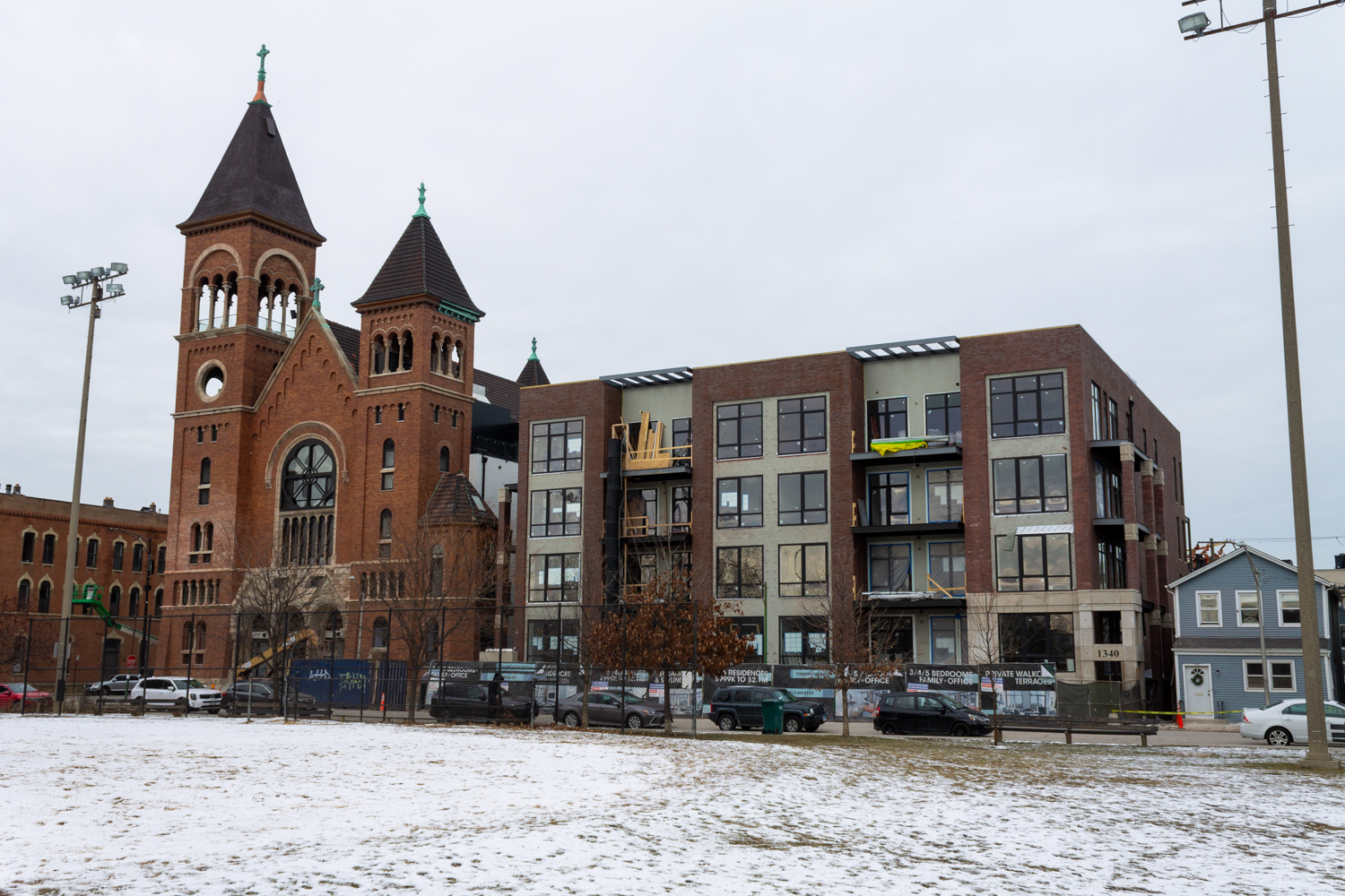 The Residences at St. Boniface construction