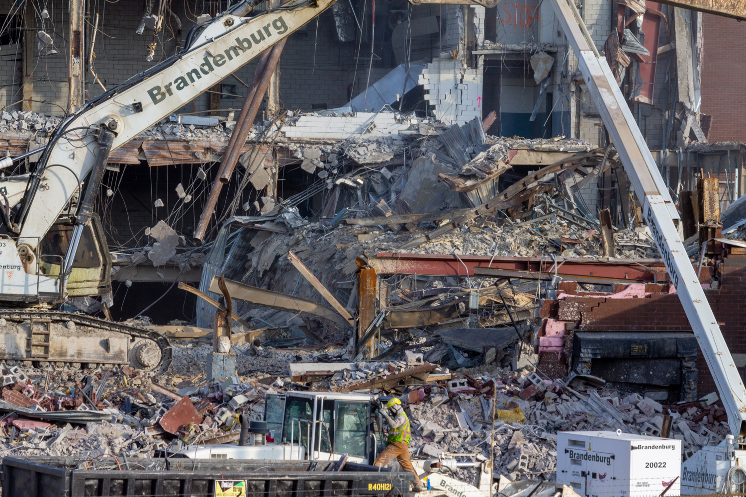 Chicago Tribune Freedom Center demolition December 2024