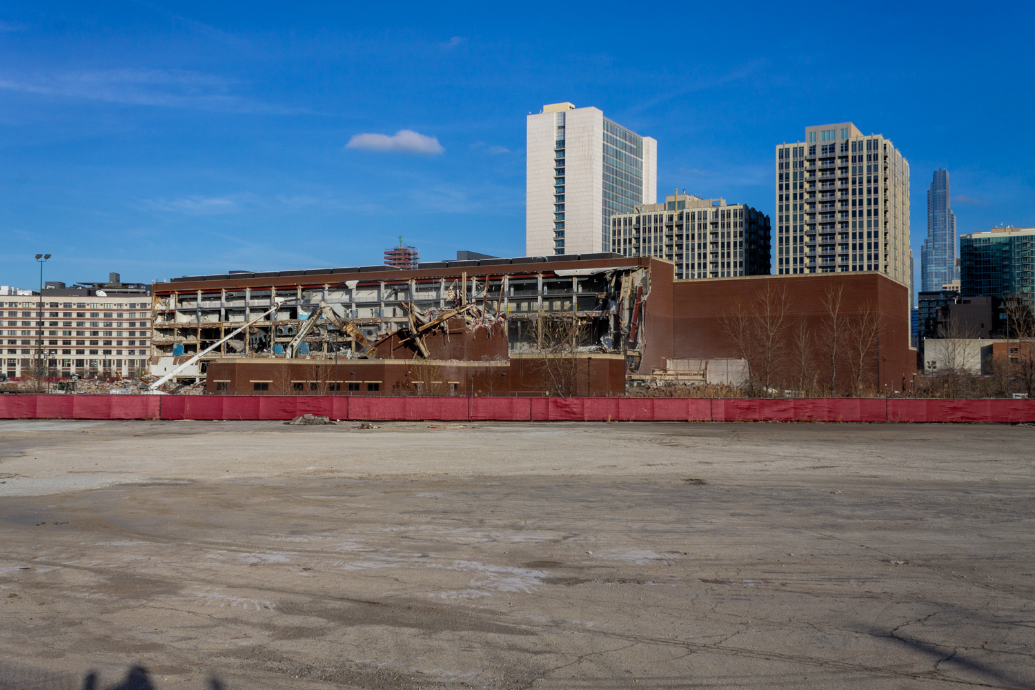 Chicago Tribune Freedom Center demolition December 2024