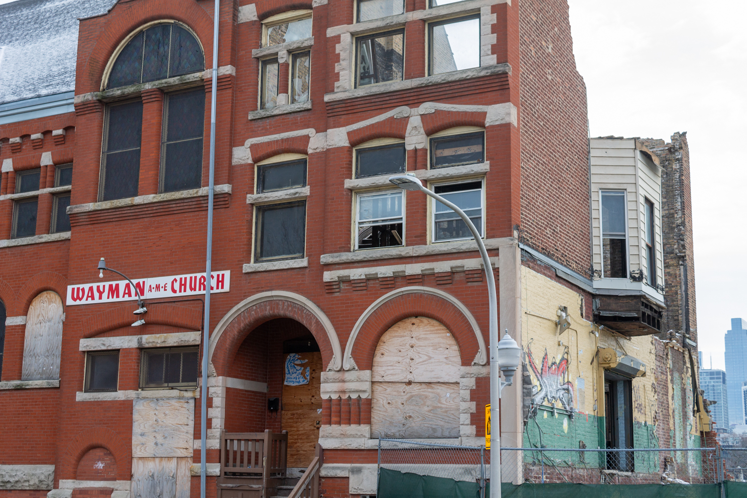 Wayman AME Church demolition & renovation