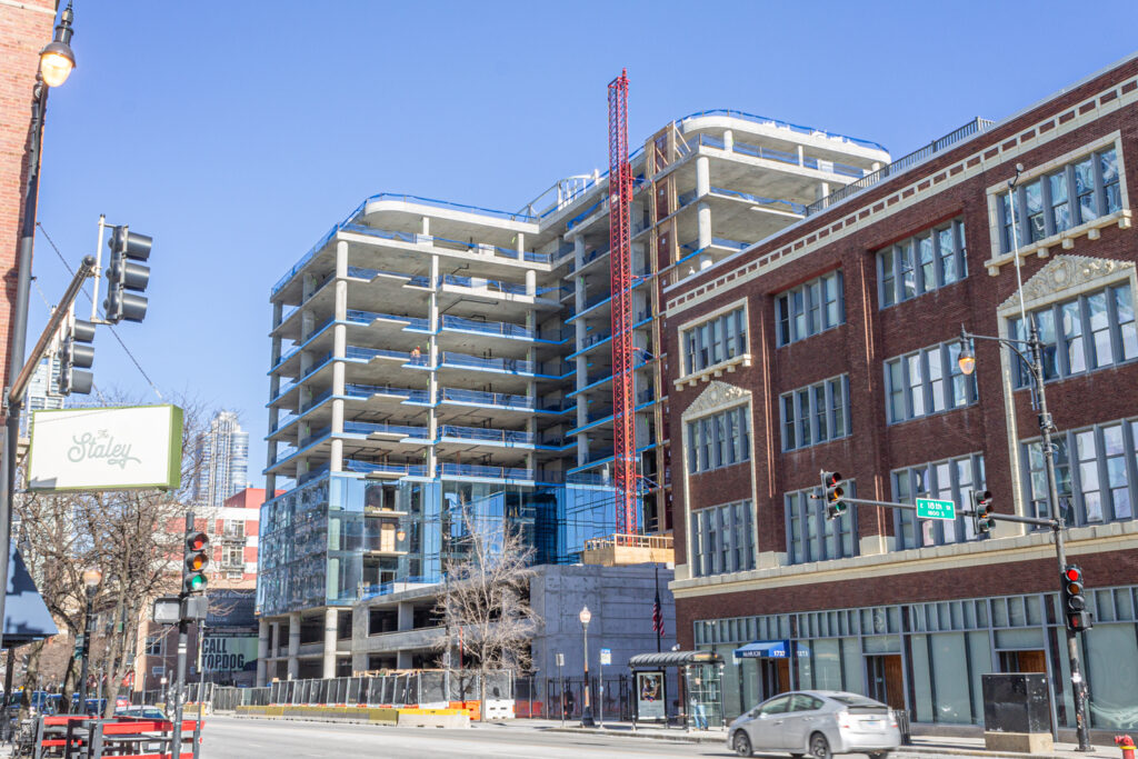 Glass Is Up, Tower Crane Is Down, And 1717 Michigan Has An Official ...