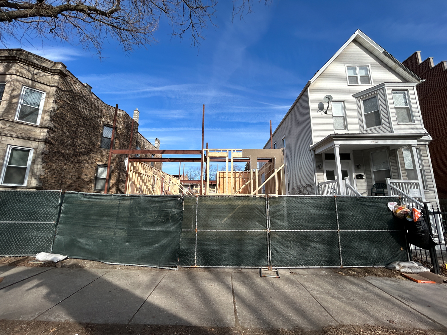 1838 West Addison construction